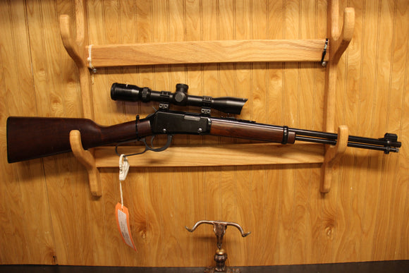 HENRY .22 LEVER ACTION W/SCOPE